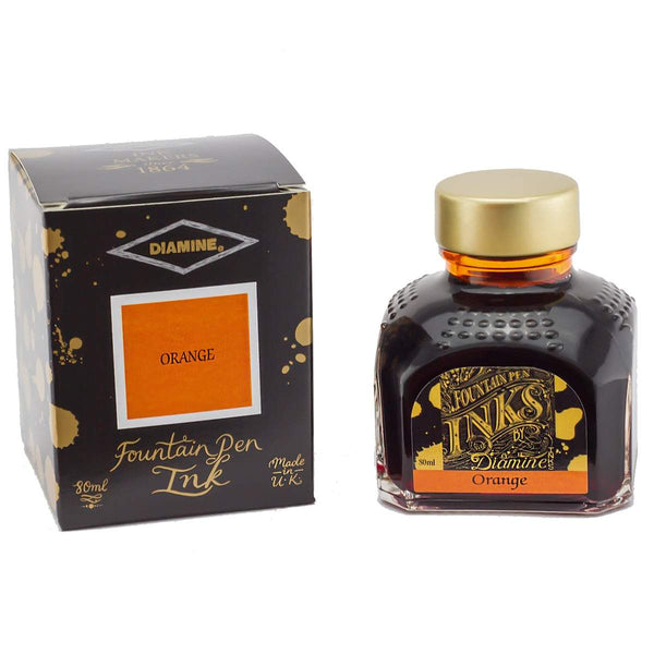 Diamine, pot d'encre Regular, 80 ml, orange