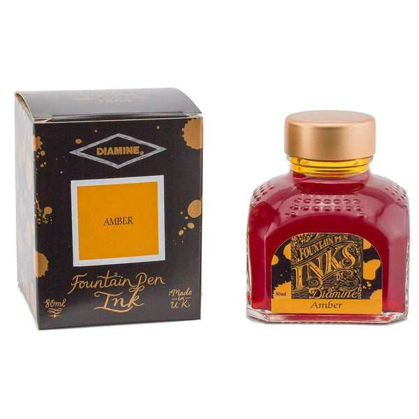 Diamine, flacon d'encre standard, 80 ml, Amber