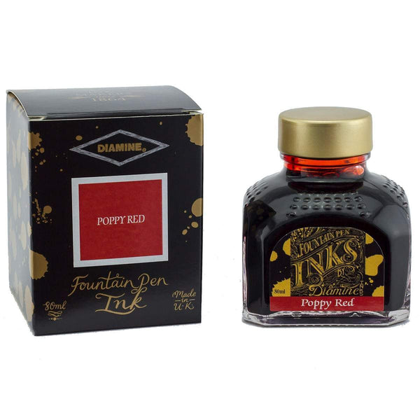 Diamine, calamaio Regular, 80 ml, Poppy Red