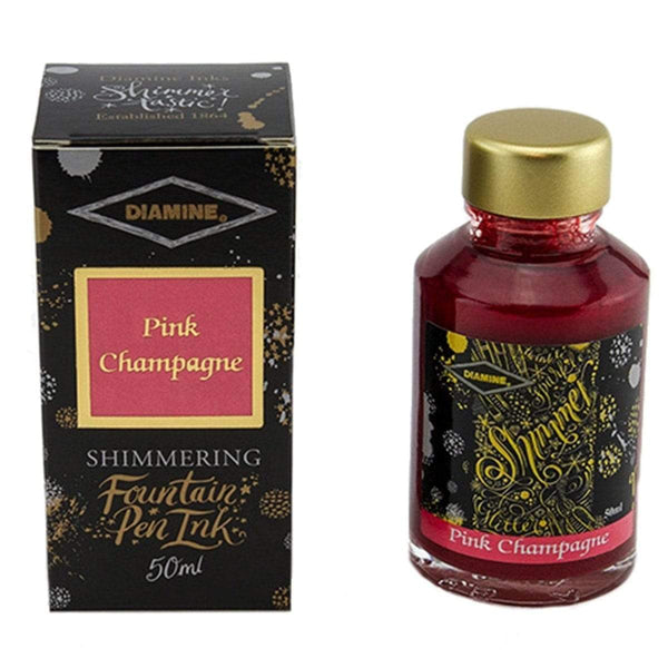 Diamine, flacon d'encre Shimmering, 50 ml, Pink Champagne