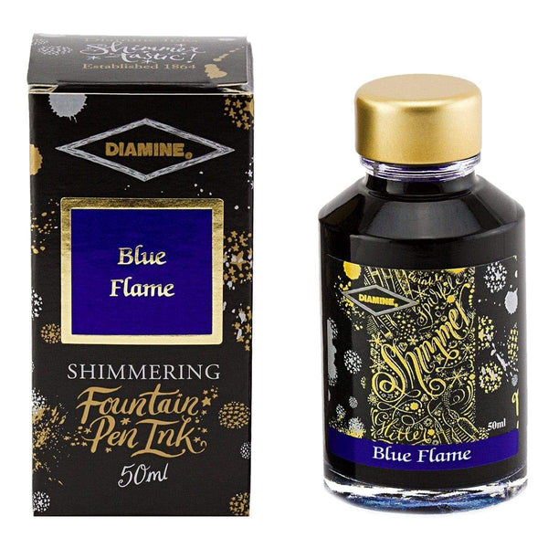 Diamine, Encre chatoyante en flacon, 50 ml, Blue Flame