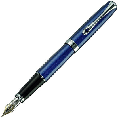 Diplomat, Füller, Excellence A2, Midnight blue chrom 14 kt-1