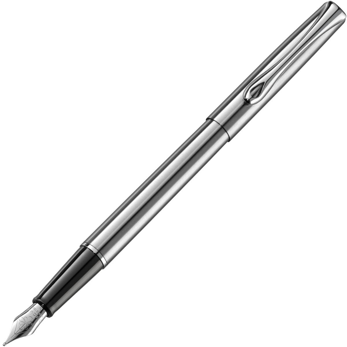 Diplomat, Füller, Traveller Edelstahl-1