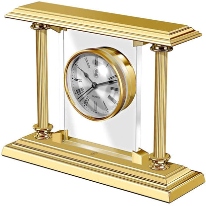 El Casco, Kamin-Uhr, 23 Karat vergoldet-3