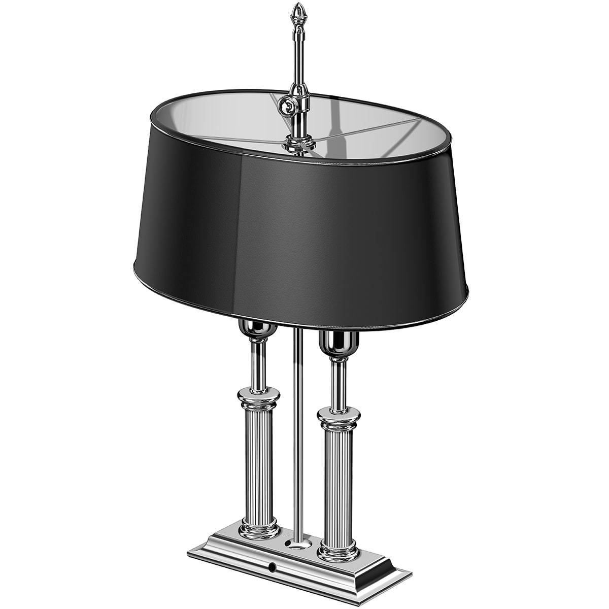 El Casco, Schreibtischlampe, Edelchrom-1