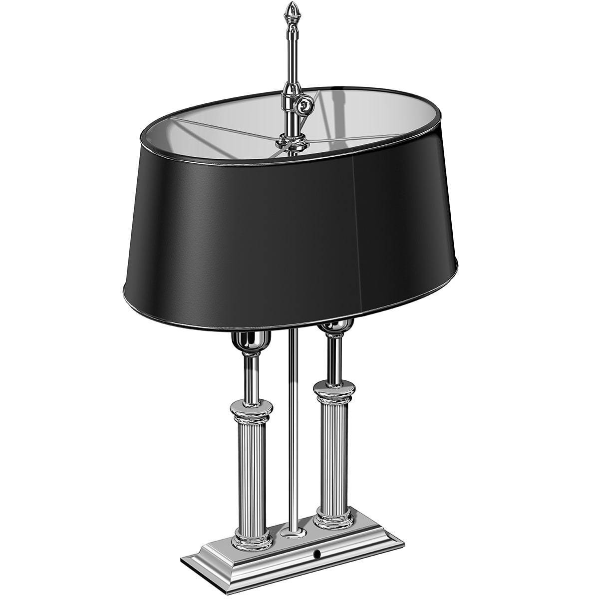 El Casco, Schreibtischlampe, Edelchrom-3