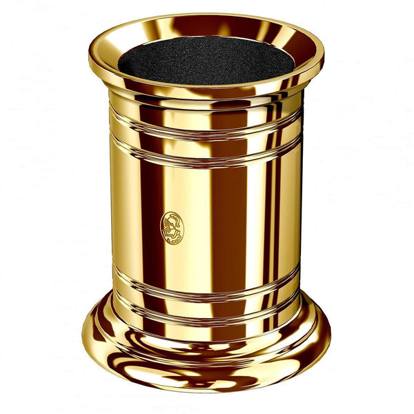 El Casco, pot à crayons 23 carats, pour crayons, or