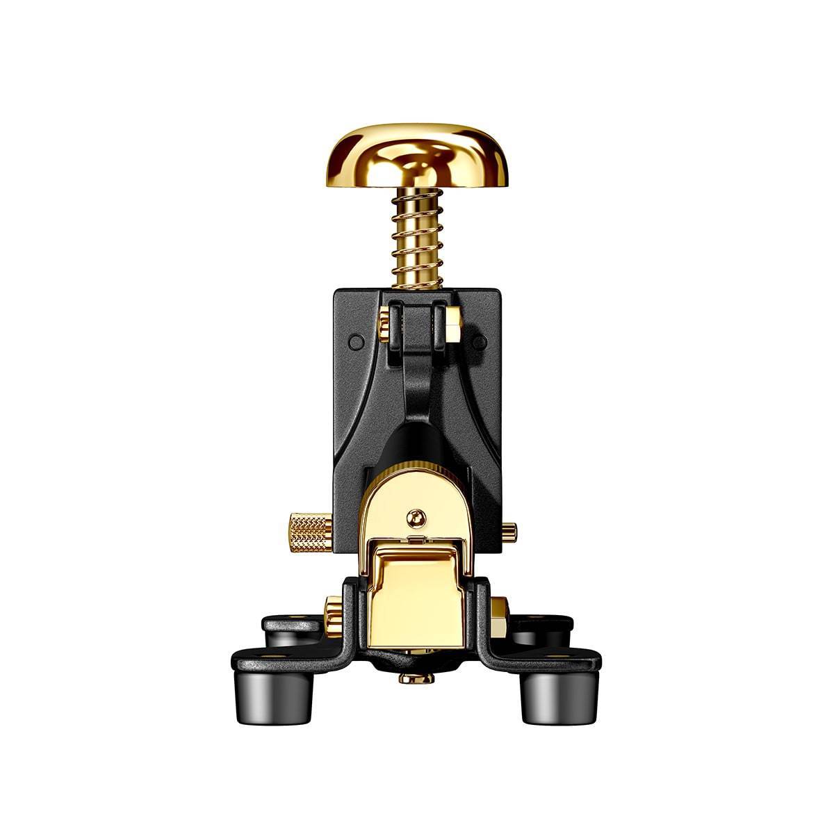 El Casco, Tischhefter, Schwarz & 23 Karat vergoldet, gross-4