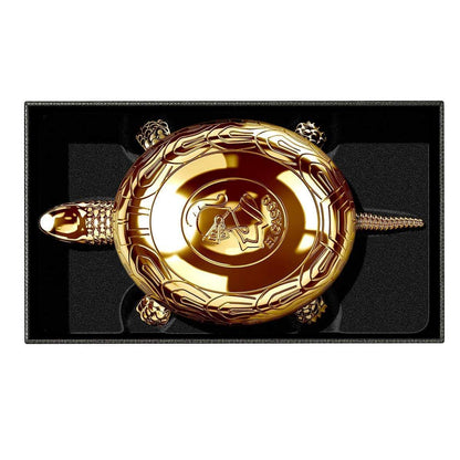 El Casco, Schildkröte, Tischglocke, 23 Karat vergoldet-8