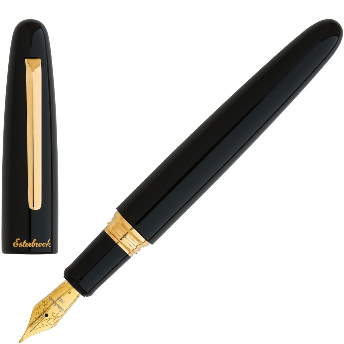 Esterbrook, Füller Estie Oversized, Schwarz, Gold-4