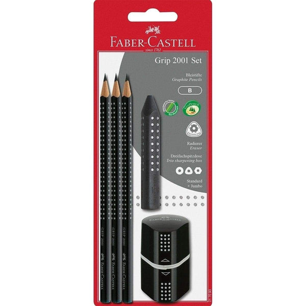 Faber-Castell, Crayon Grip, coffret 2001, noir