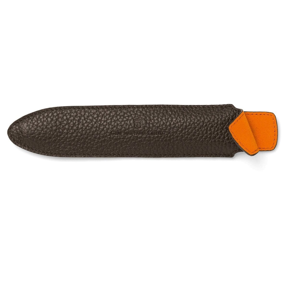 Graf von Faber-Castell, Stifteetui, 1er Cashmere lang, Dunkelbraun-1