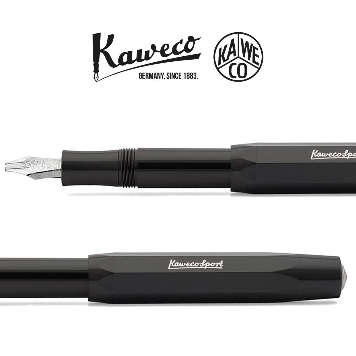 Kaweco, Kalligraphie, Kalligraphie-Set 'S', Schwarz, Stifte in der Dose schwarz-5
