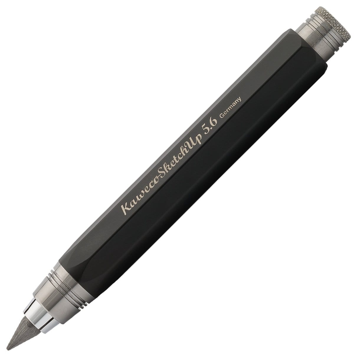 Kaweco, Bleistift, Sketch Extra, 5,6 mm 8-kant chrom schwarz-1