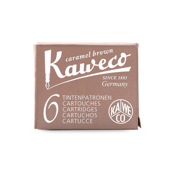 Kaweco, Tintenpatrone, 6 Stück, Karamellbraun