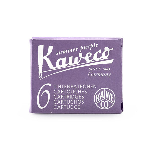 Kaweco, cartucce d'inchiostro, 6 pezzi, viola estivo