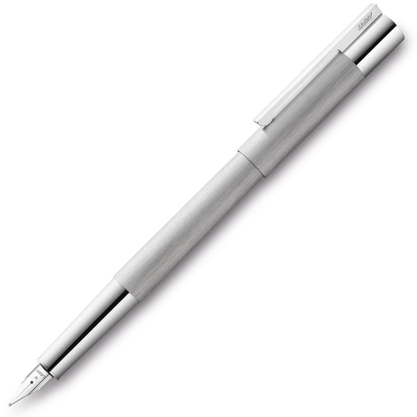 Lamy, Scala stylo plume, brossé, argent