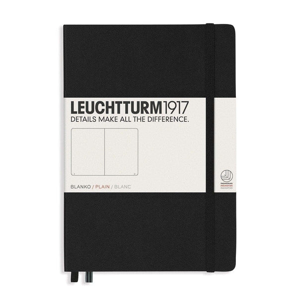 Leuchtturm 1917, Carnet, A5 vierge, couverture rigide, noir