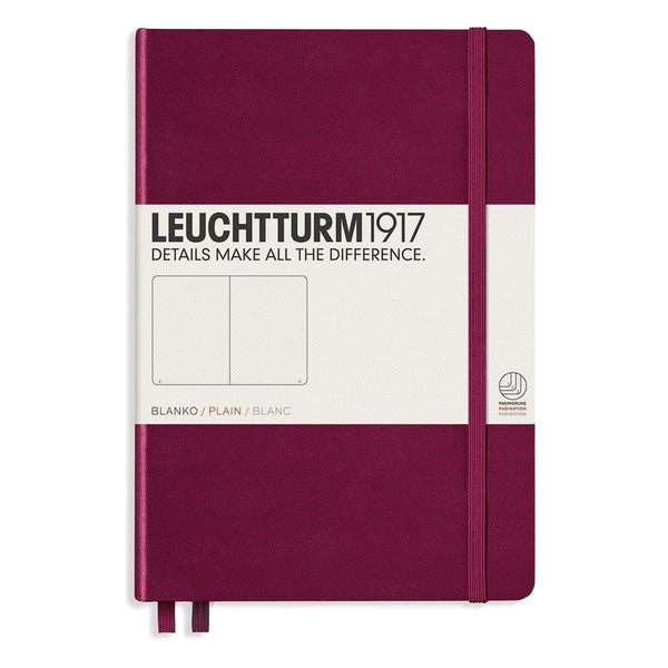 Leuchtturm 1917, carnet, A5 vierge relié, Rouge Porto