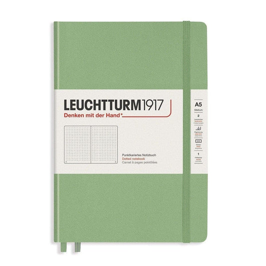 Leuchtturm 1917, Notizbuch, Hardcover, A5, Dotted, Salbei-1