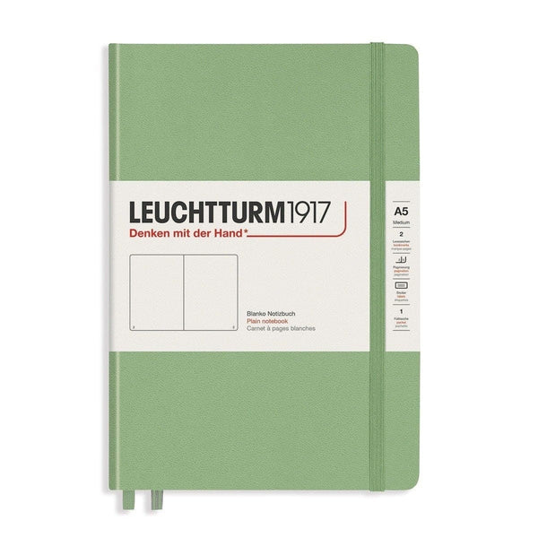 Leuchtturm 1917, carnet, A5 vierge couverture rigide, sauge