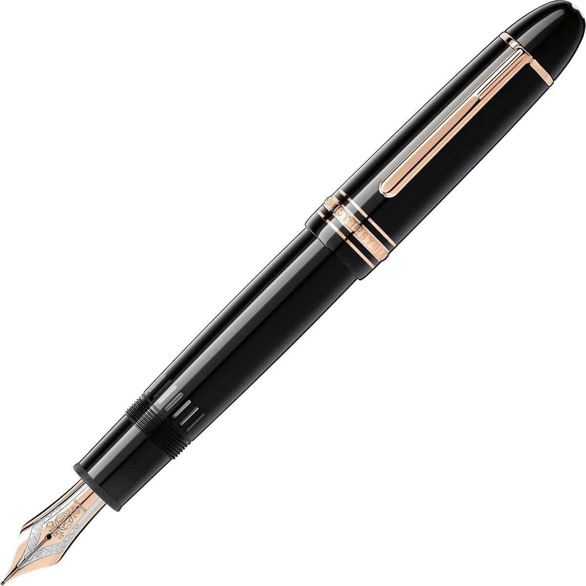 Montblanc, Füller Meisterstück 149 Rotgold plattiert, Schwarz-1