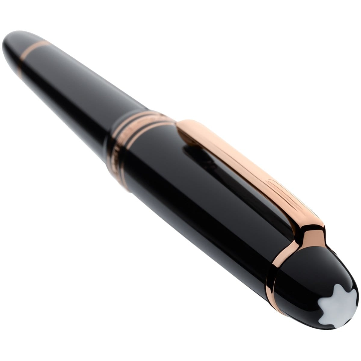 Montblanc, Füller Meisterstück Classique Rotgold plattiert, Schwarz-5