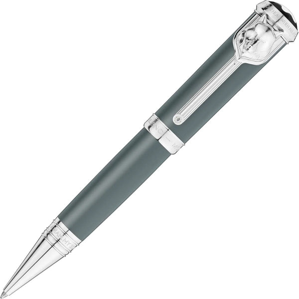 Montblanc, penna a sfera Writers Ed. Homage to Rudyard Kipling, ed. speciale, pennino 18K, verde scuro