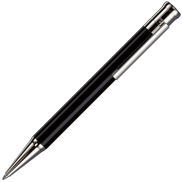 Otto Hutt, stylo bille Design 04, plaqué platine, noir
