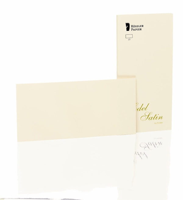 Rössler, Cartes postales Edel Satin, DL ivoire lisse Cartes simples