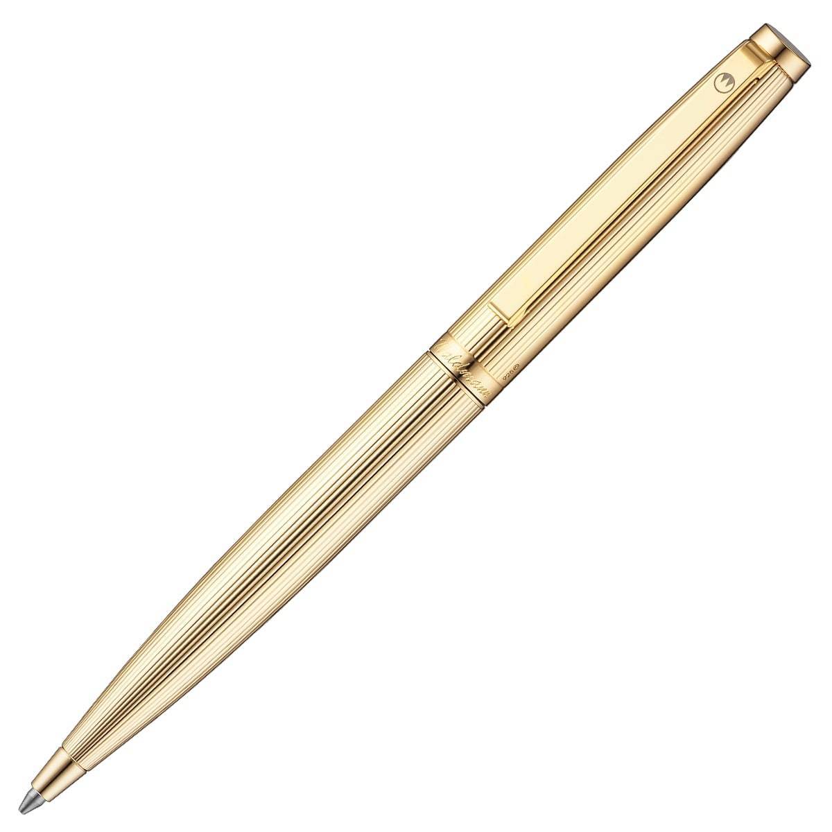 Waldmann, Füller, Tuscany, Gold, Linien Design, Goldplattiert-1