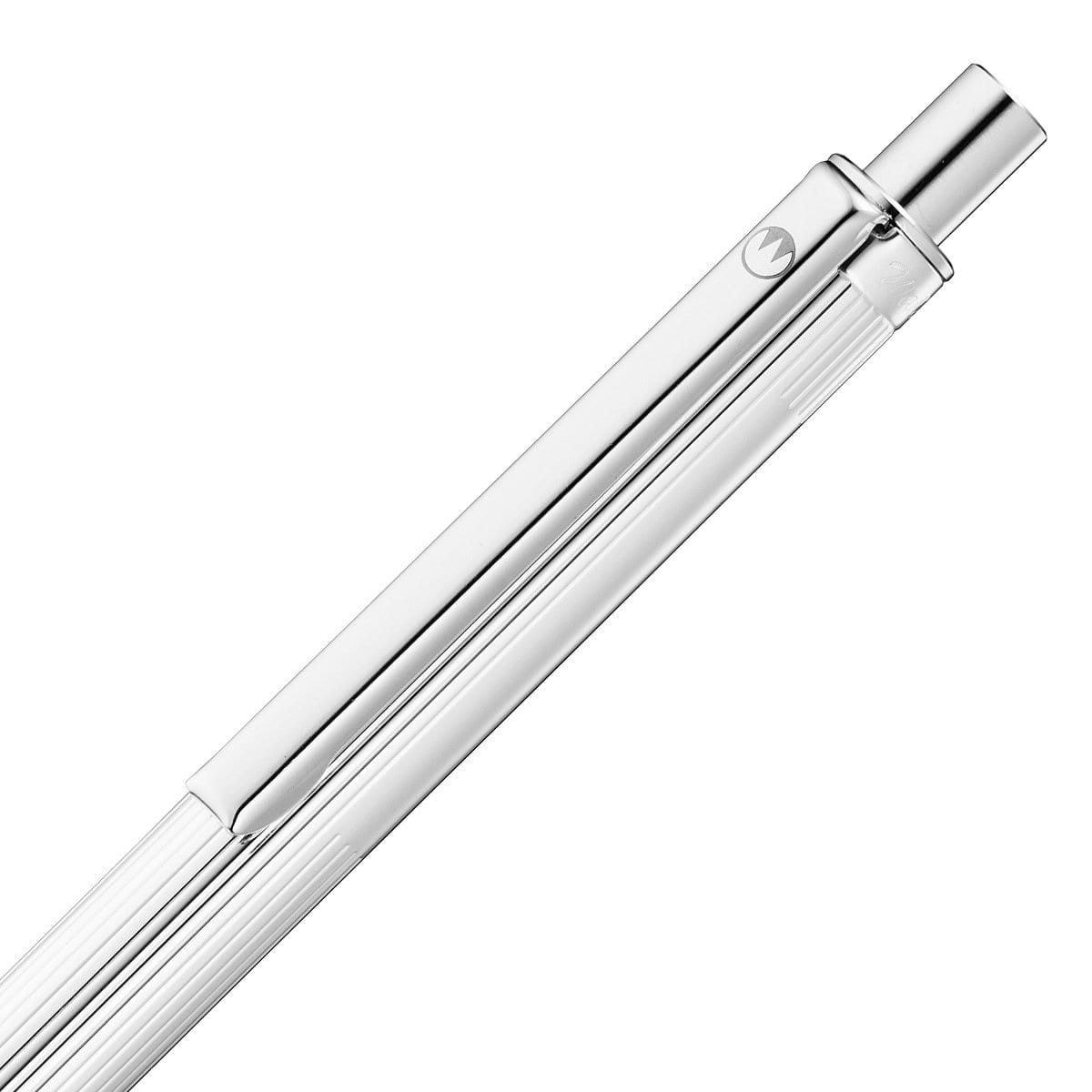 Waldmann, Kugelschreiber, Eco, Linien Design, Silber-3
