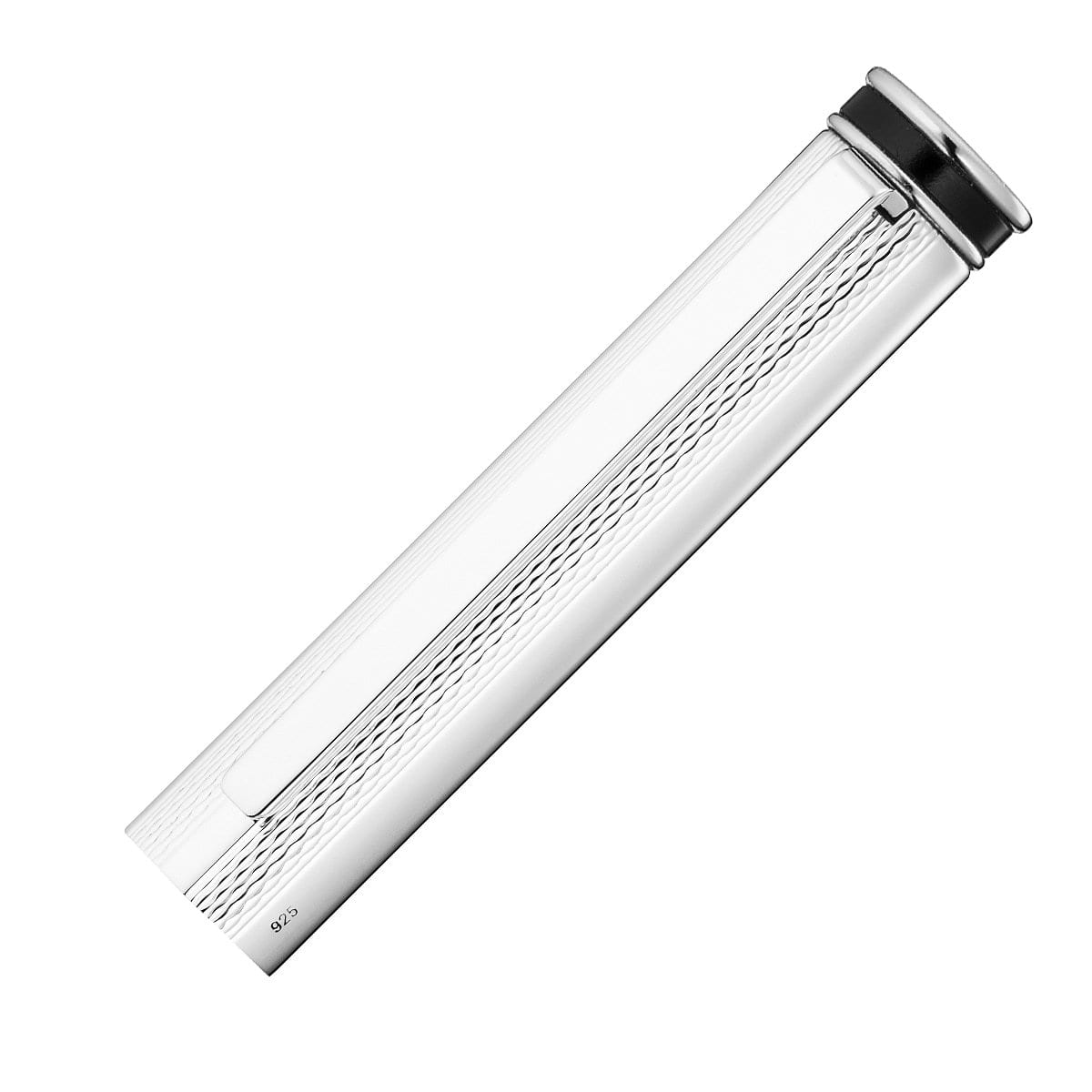 Waldmann, Tintenroller, Edelfeder, Korn, Silber, Lack Schwarz-3