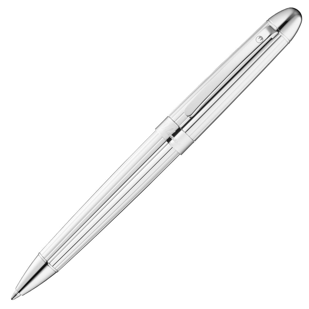 Waldmann, Kugelschreiber, Précieux, Silber/Linien-Design-1