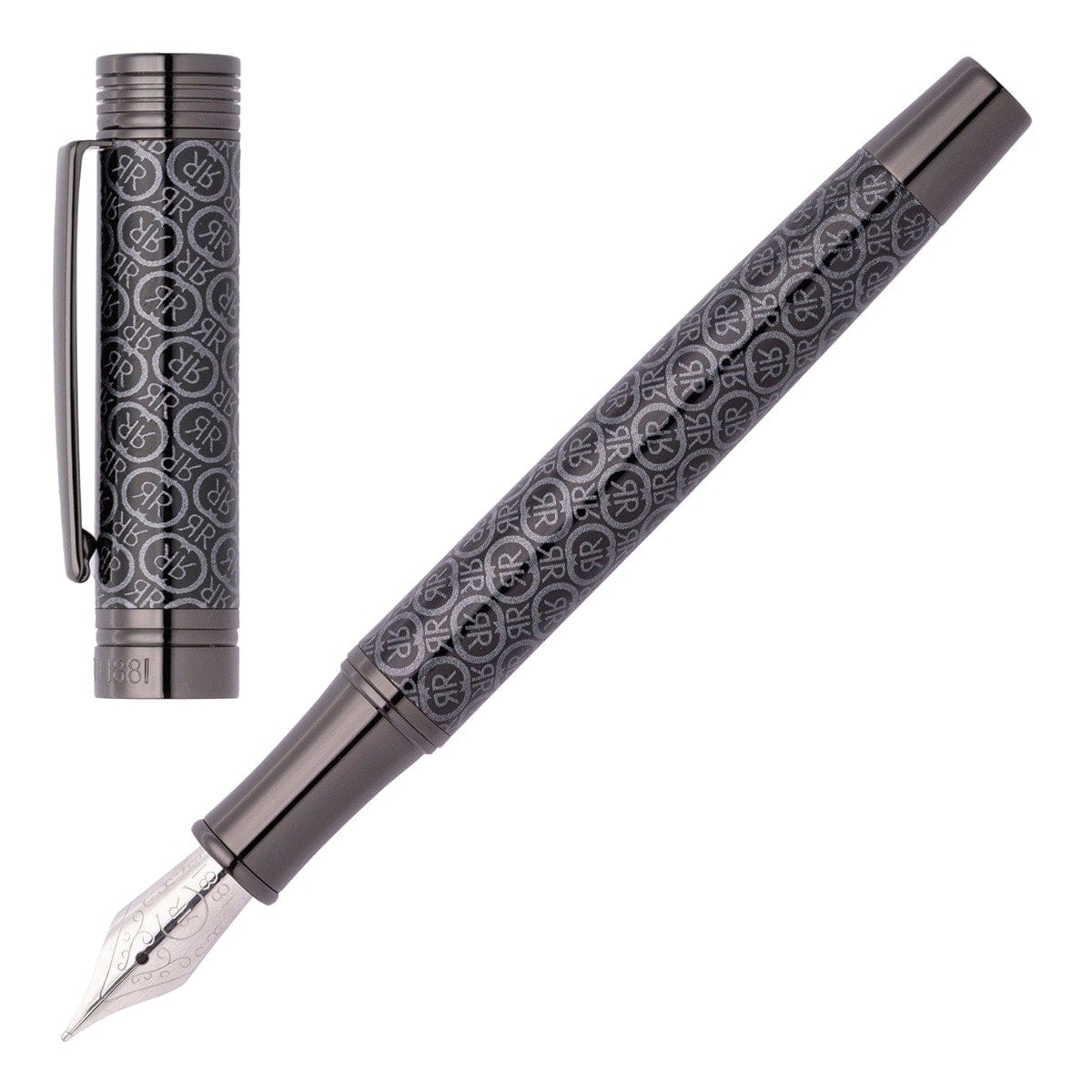 Cerruti 1881 Füller Logomania grau-5