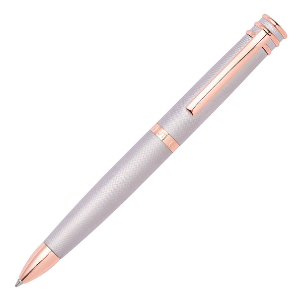 Cerruti 1881, Kugelschreiber Austin, Diamond, Chrome/Rose