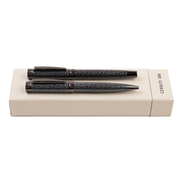 Cerruti 1881, Set d'écriture Logomania, gris