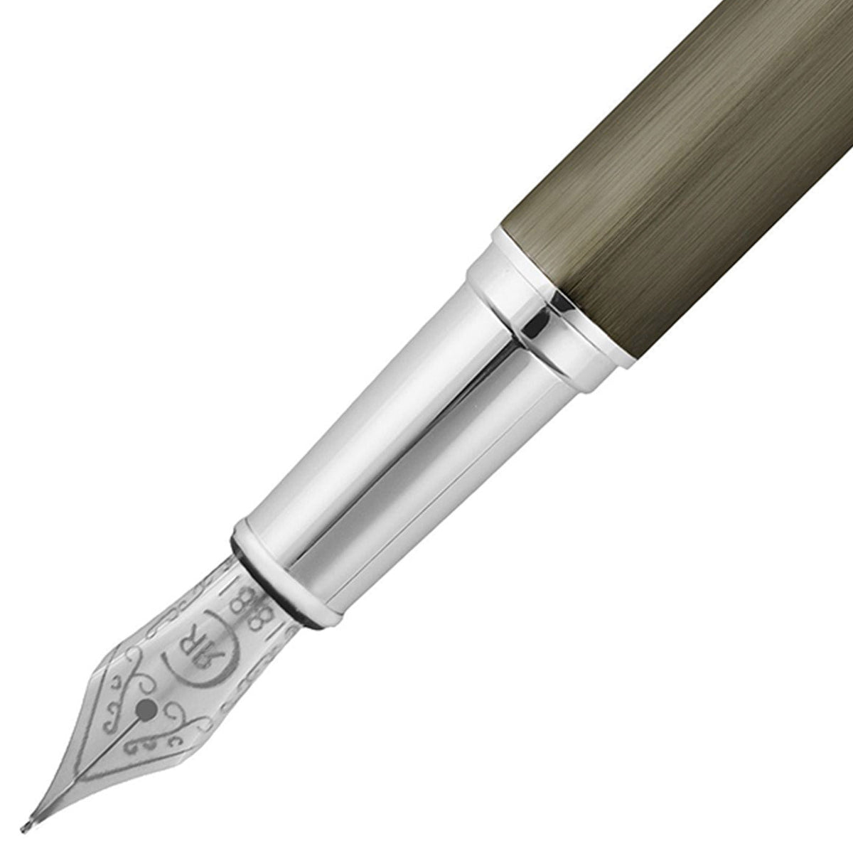 Cerruti 1881 Füller Block Brushed gun-2