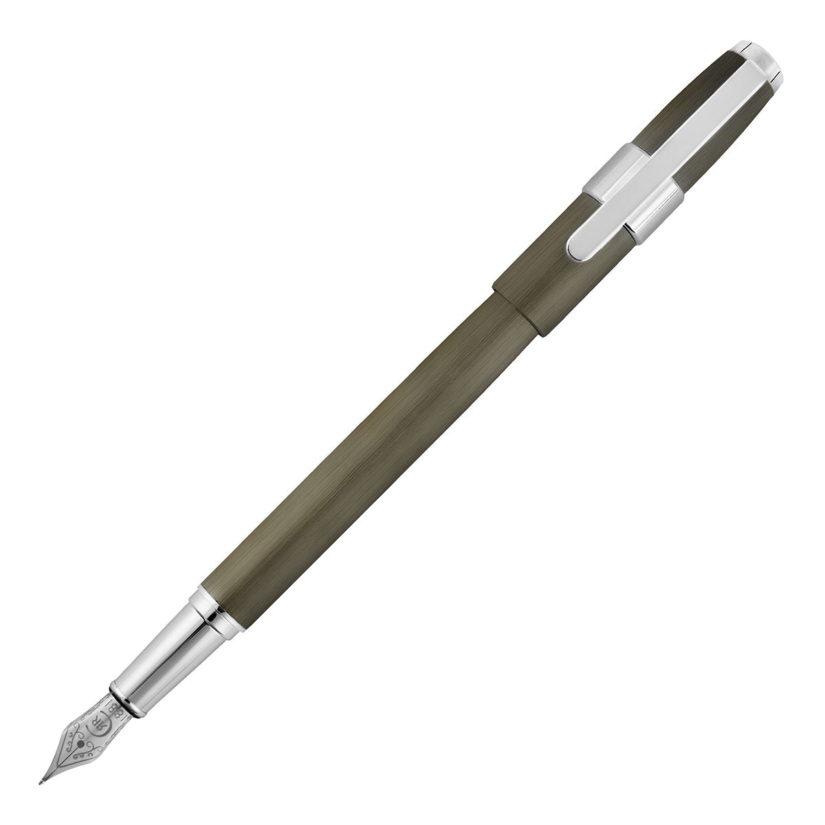 Cerruti 1881 Füller Block Brushed gun-5
