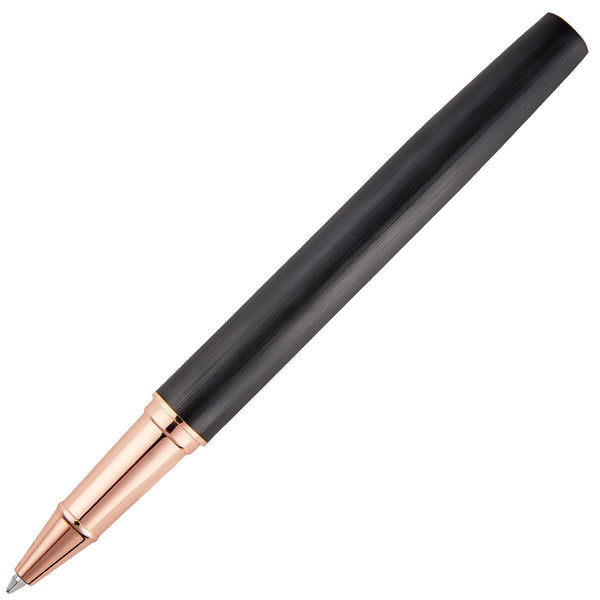 Cerruti 1881, Rollerball Block Brushed, nero