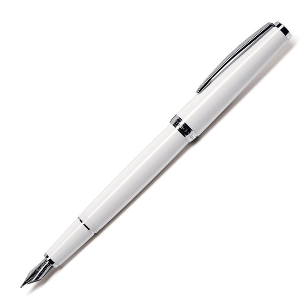 Cleo Skribent, penna stilografica Classic Palladium, bianco