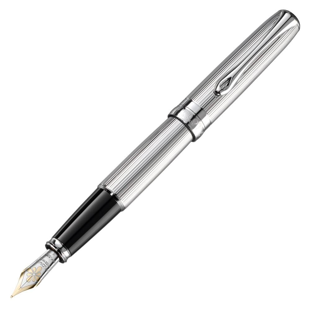 Diplomat, Füller, Excellence A2, guillochiert chrom 14 kt-1