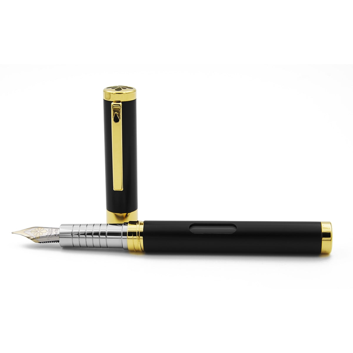 Diplomat Füller Nexus 14K Feder schwarz/gold-5