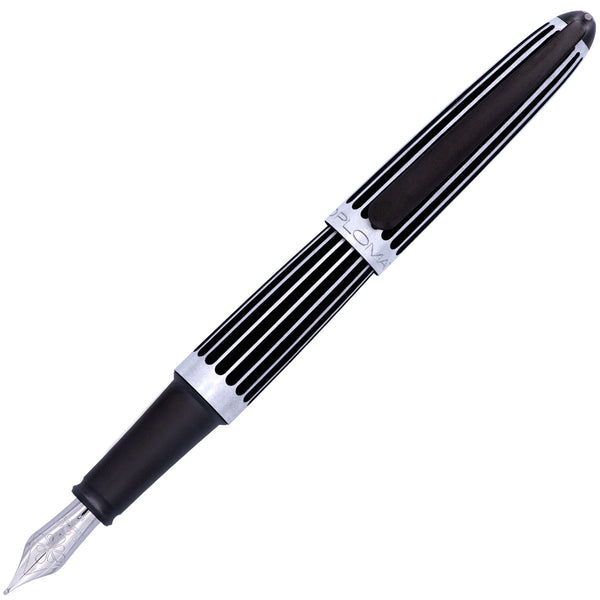 Diplomat, Füller Aero, Stripes Black