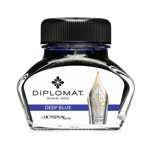 Diplomat, Calamaio Octopus Ink, 30ml, Blu oltremare