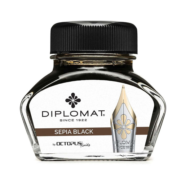 Diplomat, Calamaio Octopus Ink, 30ml, Nero Seppia