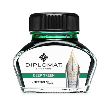 Diplomat Tintenglas Octupus Ink 30ml Tiefgrün-1