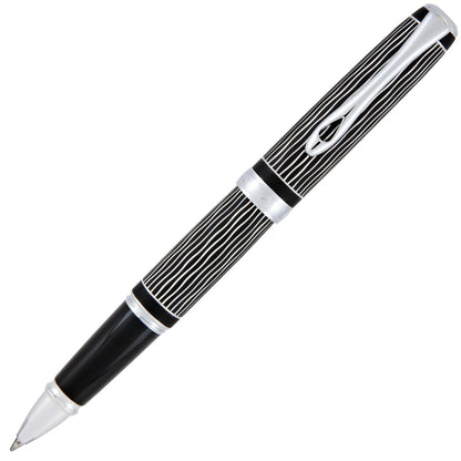 Diplomat Tintenroller Excellence A Plus Wave Guillochiert Lapis Schwarz-1