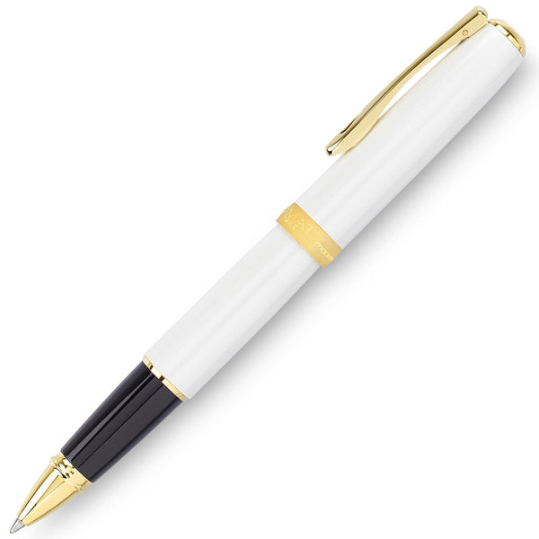Diplomat, penna roller Excellence A2, finiture dorate, madreperla