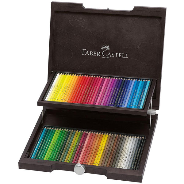 Faber-Castell, matita colorata Polychromos, 72 matite in cassetta di legno